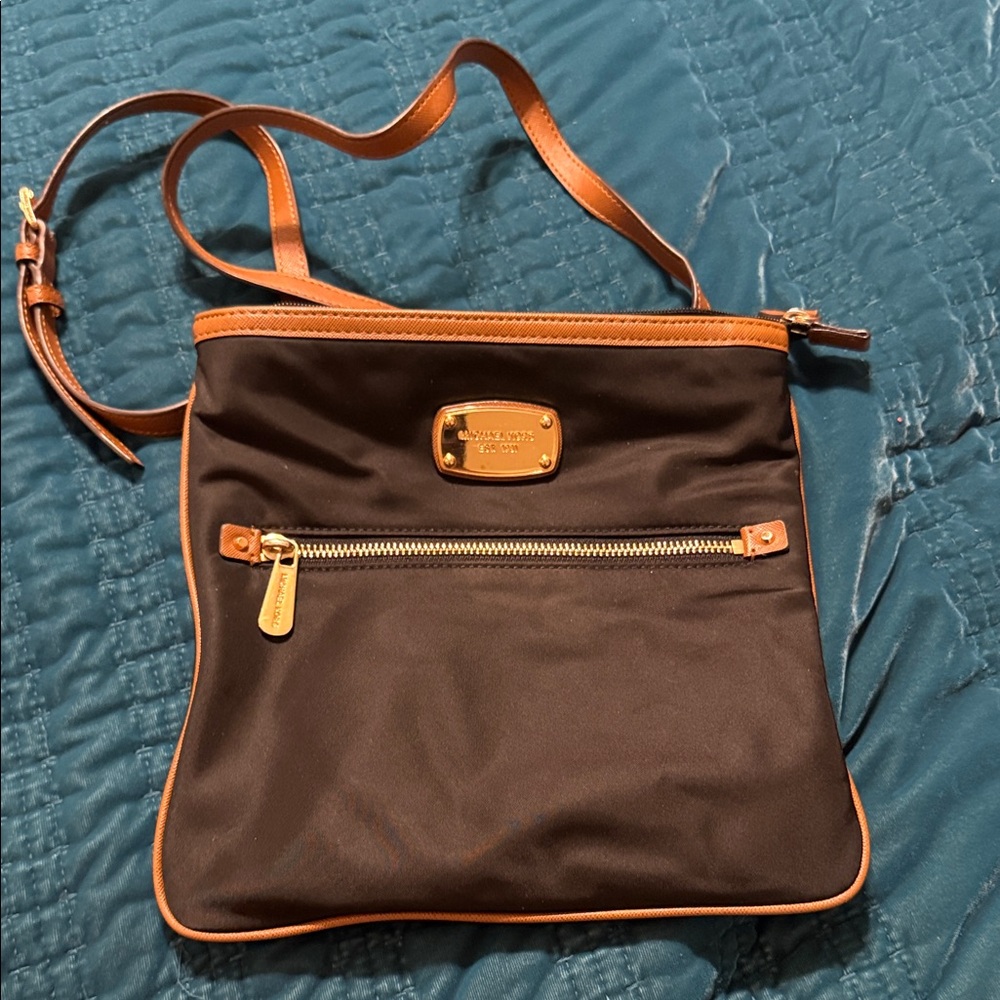 Michael Kors Tan and Black Interior Bag